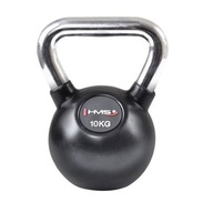 Kettlebell guma s chrómovou rukoväťou HMS 10 kg 24H