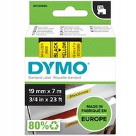 DYMO D1 45808 páska 19mm žltá/čierna originál