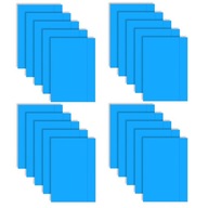 Priečinok s gumou na dokumenty A4, modrý x20