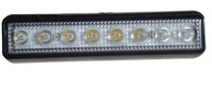 HERMETICKÁ LAMPA 8LED SMD HP 12-24V - BIELA