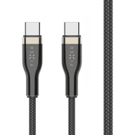 Pevný rýchlonabíjací kábel USB-C/USB-C 2m 100W