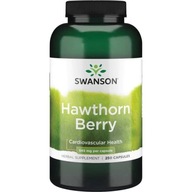 Swanson Hawthorn ovocie 250 kapsúl SRDcová HYPERTENZIA