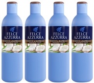 Felce Azzurra kokosový gél - sprchový gél 4x 650 ml