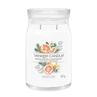 Yankee Candle Veľká sviečka BIELY SMREK & GRAPEFRUIT 567g