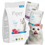 PIPER STERILIZOVANÉ SUCHÉ KRMIVO DOLINA NOTECI JAHŇANIE PRE MAČKU 3KG + ZADARMO