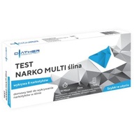 DROGY MULTI Saliva TEST 1 kus ZISTÍ 8 DROG