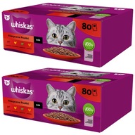 Whiskas Zmiešajte príchute omáčky, vrecká na mačku 160x85g