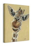 Obraz na plátne Louise Brown Giraffe Head 40x50 cm