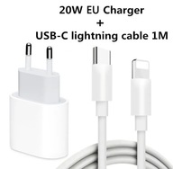 RÝCHLA USB-C NABÍJAČKA 20W + 1M KÁBEL PRE IPHONE