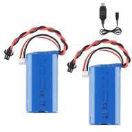 Li-Ion 7,4V 1500mAh BATÉRIA PRE RC AUTO 2ks S USB NABÍJAČKOU