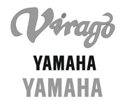 sada nálepiek yamaha virago