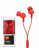 Slúchadlá do uší JBL C100SI ČERVENÉ