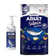 Baltica Adult Losos hypoalergénne krmivo 3 kg + čerstvý olej Omega3 200