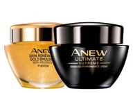 AVON SET krémov na tvár 2v1 ANEW Zlatá emulzia + Supreme Cream