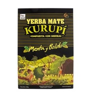 Yerba Mate KURUPI MENTA BOLDO 500 g s HIERBAS 0,5