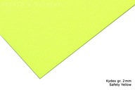 Kydex Safety Yellow - hrúbka 150x200 mm. 2 mm