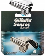 Náhradné kazety Gillette Sensor Excel - 5 ks