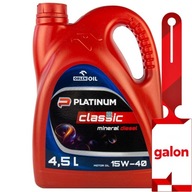 PLATINUM Classic Mineral Diesel 15w40 4,5L - minerálny motorový olej