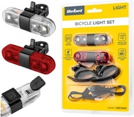 SVETLÁ BICYKEL SVETLÁ LED USB BATÉRIA REBEL