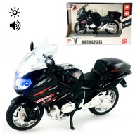 MOTOCYKEL MOTOR BLACK CHASER 1:20 SVETLÁ ZVUKY