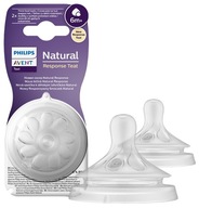 AVENT cumlík 2x NATURAL 3 RESPONSE 6M+