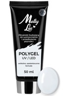 MollyLac Hema Free stavebný akrylový gél 50ml MILKY