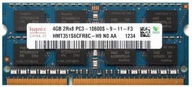 RAM pre notebook 4GB DDR3 PC3 10600S 1333 MHz