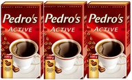 Pedros Active mletá káva 3x500g