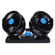 Dvojhlavý ventilátor Auto Automotive 12V Rotácia o 360 stupňov