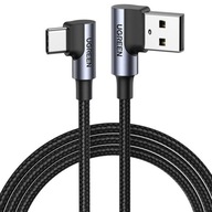 UGREEN Kábel USB-C na USB-A 2.0 Pravouhlý US176 3A 3m