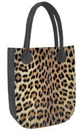 VEĽKÁ dámska kabelka - shopper - nákupná taška - City Anthracite Leopard