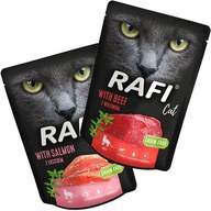 Rafi Cat Mix príchutí Vrecúško 10x300g Pre mačky