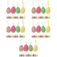 Glitter Egg Ornaments Kids Visiace Veľká noc