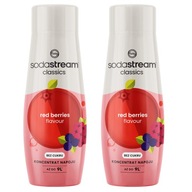 SODASTREAM 2x Sýtený vodný sirup Red Berries