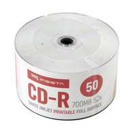 CD-R FIESTA 700MB 52x FF White Inkjet - 50 ks.