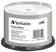 VERBATIM disky DVD-R 4,7 GB 16x vreteno 50 ks