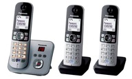 3 SLÚCHADLÁ PANASONIC KX TG 6821 DECT