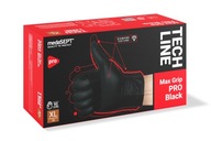 MEDASEPT MAX GRIP PRO ČIERNE NITRILOVÉ RUKAVICE BLACK TECH LINE XL 90 KS