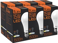 E27 LED žiarovka 15W A60 1500lm silná, nebliká SZ