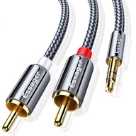 HQ MINI JACK KÁBEL 2x RCA CINCH STEREO GOLD HD 3M