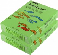 Papier do tlačiarne Rainbow A4 80g R76 zelený x2 ks