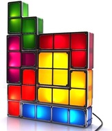 TETRIS LED nočná lampa puzzle na detský písací stôl