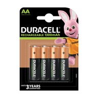 Duracell Recharge R6/AA batérie 1300mAh 4 ks