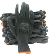 Čierne rukavice, 12 párov, veľkosť 8/M - M-Glove