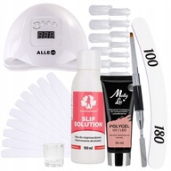 AKRYL GÉL STAVEBNÝ POLY GÉL FLEXY SET 30ml LAMPA DUAL VÝBER