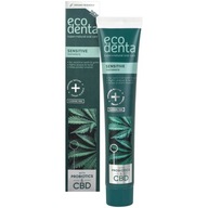 Ecodenta Sensitive zubná pasta bez fluoridových probiotík CBD Sensitive 75 ml