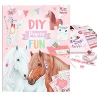 Kreatívny papiernický zošit Miss Melody Horses DIY