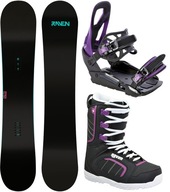 Snowboardový set RAVEN Pure Mint 150cm