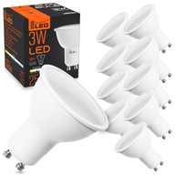 GU10 LED žiarovka 2835 SMD 3W neutrálna biela energeticky úsporná neblikajúca CCD