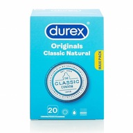 Kondómy - Durex Originals Classic Natural 20